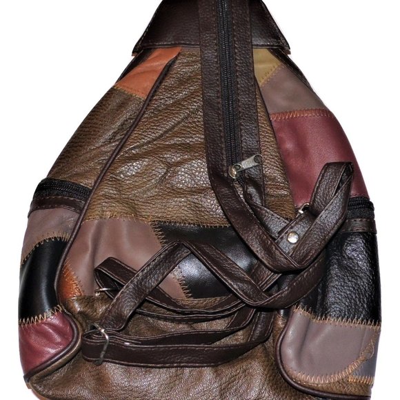 Pieceofheaven Bags Leather Backpack Machu Picchu Designs From Peru